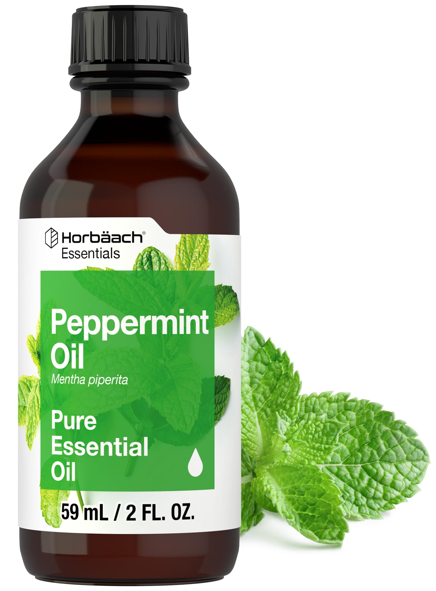 Óleo Essencial Horbäach Peppermint 60 Ml Puro Para Aromaterapia