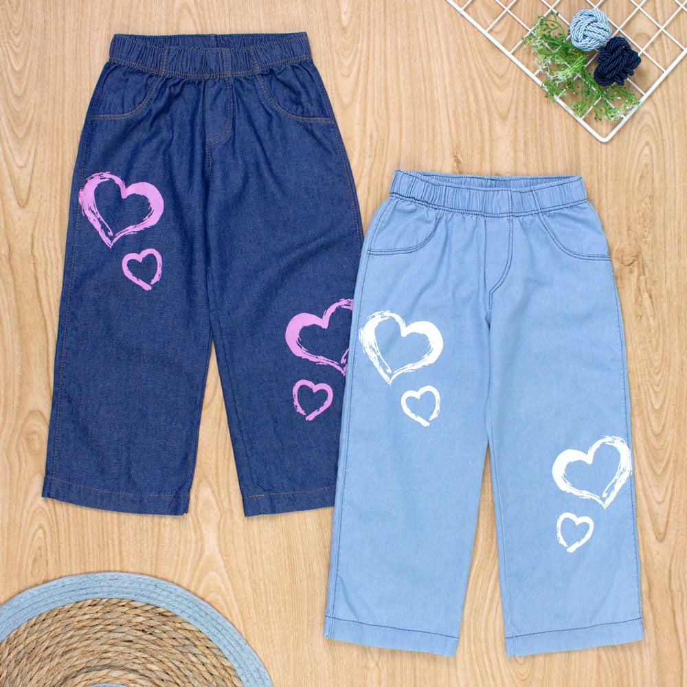 Calça Jeans Infantil Wide Leg - Elegância E Conforto Para Meninas!