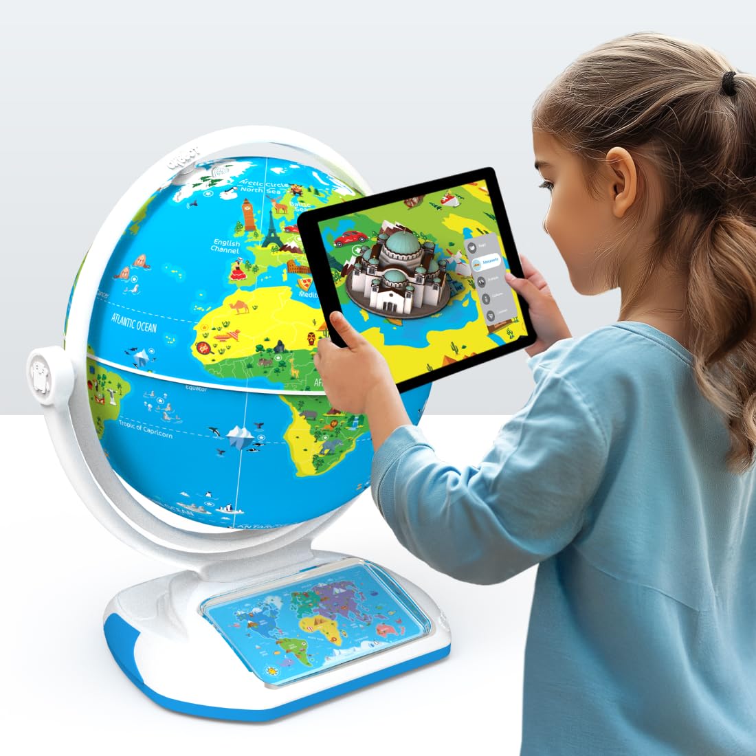 O Brinquedo Ar Interactive Globe Toy Joga Shifu Ou Boot Earth Explorer