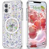 Capa De Celular Kmeruotr Magnetic Clear Glitter Para Iphone 11 6.1"