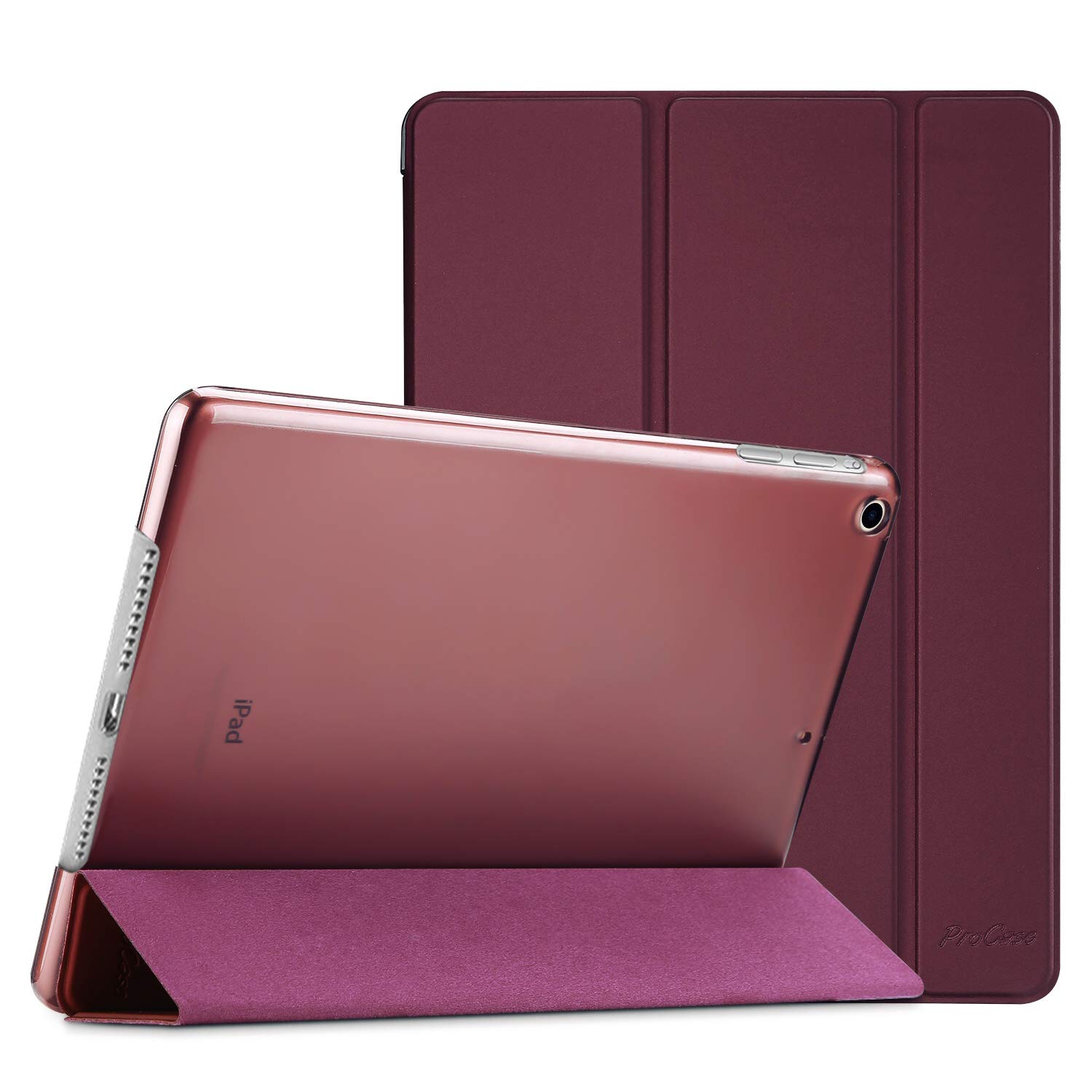 Capa Inteligente Procase Para Ipad Air De 1ª Geração 9,7" - Wine