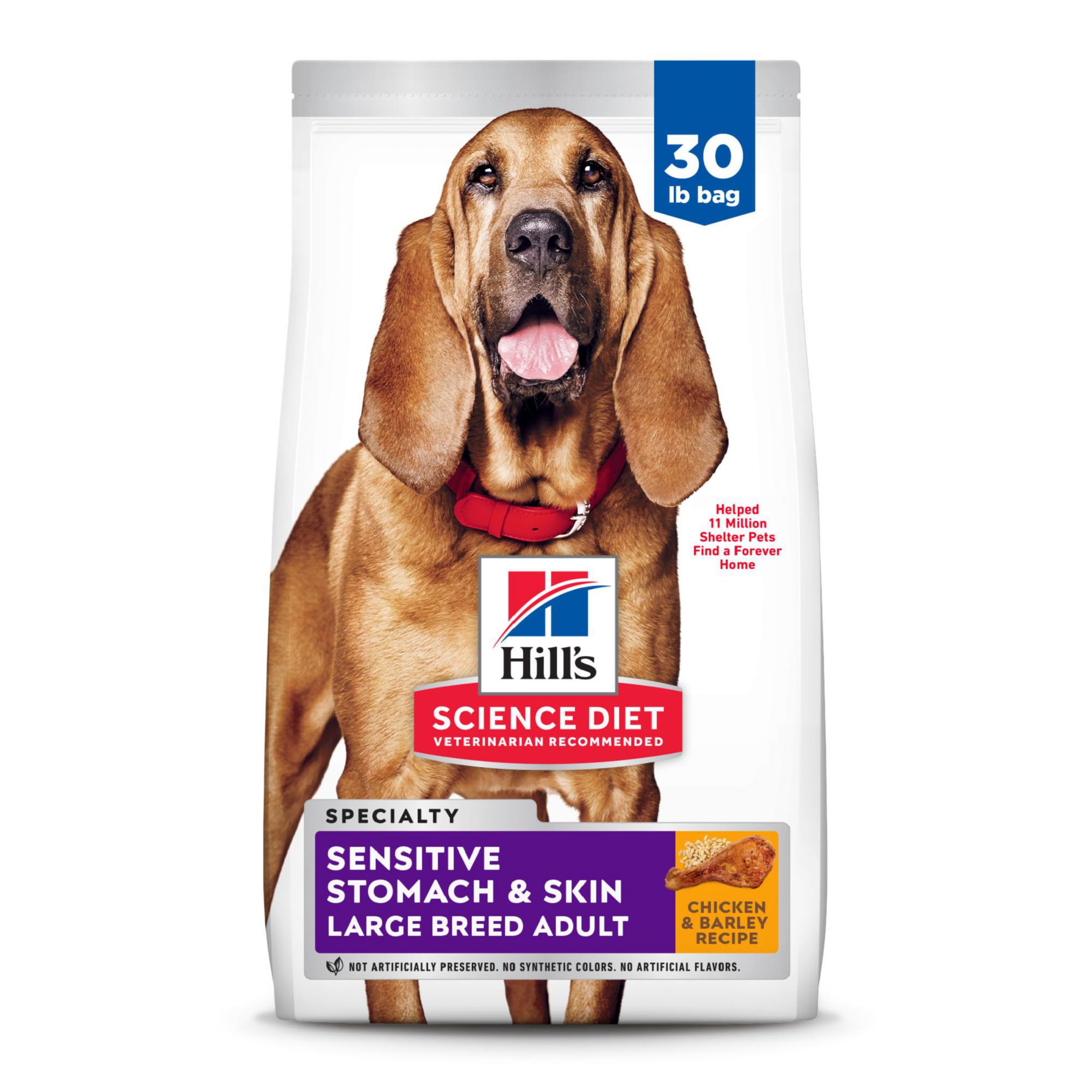 Comida Para Cães Hill's Science Diet Estômago E Pele Sensíveis 13,6 Kg