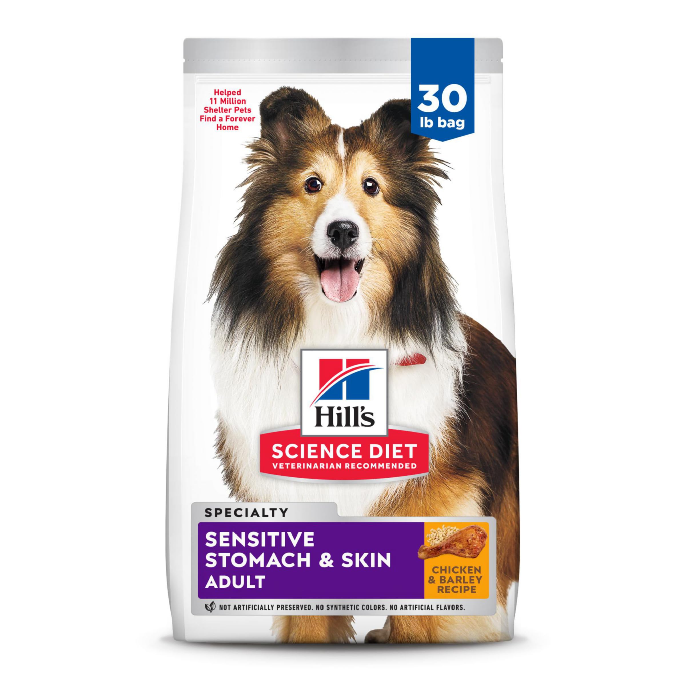Comida Para Cães Hill's Science Diet Estômago E Pele Sensíveis 13,6 Kg
