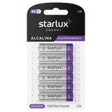 Pilha Starlux Energy Alcalina Aa 6 Unidades