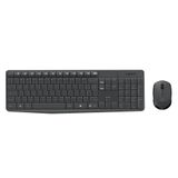 Kit De Teclado E Mouse Logitech Mk235 Preto Sem Fio - 2199