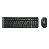 Kit De Teclado E Mouse Logitech Mk220 Preto Sem Fio - 0827