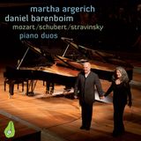 Duos De Piano Em Cd De Argerich Martha E Barenboim Dani