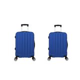 Kit Mala De Viagem Abs 2 Peças Adventure E Action Fortt Azul - Mab01-az