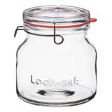 Pote Com Tampa Removível Luigi Bormioli Lock Eat Em Vidro - 1,5 L