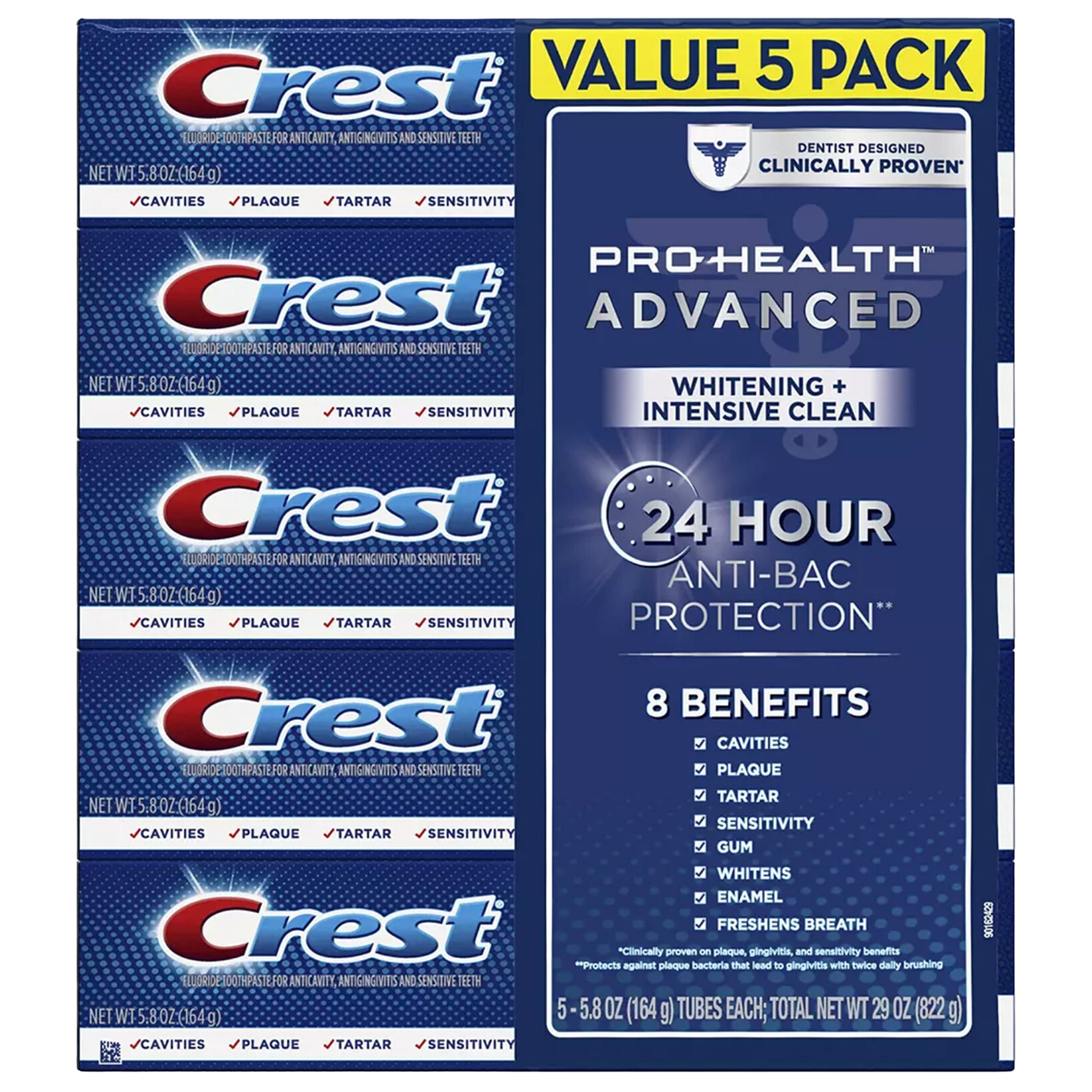 Pasta De Dentes Crest Pro-health Advanced White 171 Ml