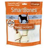 Dog Chew Smartbones Large Chews, Sem Couro Cru, Com Carne De Verdade