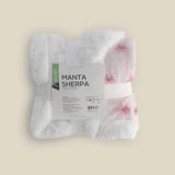 Manta Sherpa Laços Microfibra - A\baby