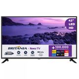 Smart Tv Led 42 Britânia 42g6fr2cp Com Tela Plana, Wi-fi, Hdmi E Usb