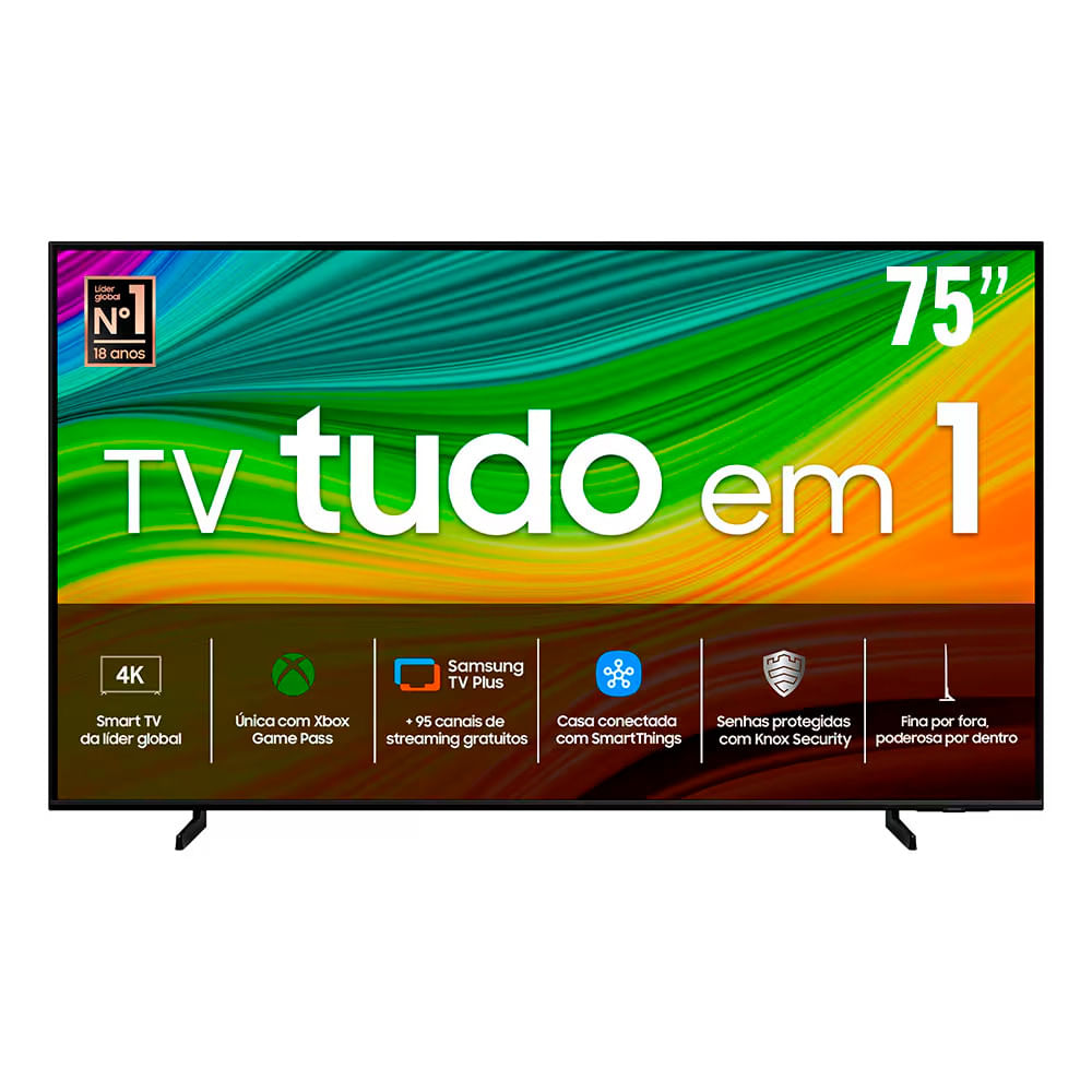 Smart Tv Qled 75 4k Samsung 75q60d Gaming Hub, Ai Energy Mode, Alexa Built In, Wi-fi Bluetooth Usb