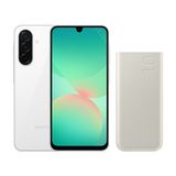 A26 5g (256gb) - Branco + Bateria Carregador Portátil 2x Usb-c, 10000mah, Super Rápida 25w - Bege - Grafite Combo
