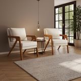 Kit 2 Poltrona Decorativa Moderna Para Sala Escritório Xangai