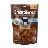 Dog Mastiga Smartbones Mini Com Manteiga De Amendoim Verdadeira 24 Unidades