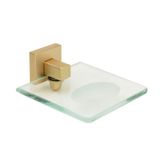 Saboneteira Inox Square Sq12220 Ducon Metais Ouro Fosco