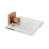 Saboneteira Inox Square Sq12420 Ducon Metais Rose Gold