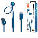 Fone De Ouvido Jbl Com Fio Tune 310c Usb-c Jbl Azul