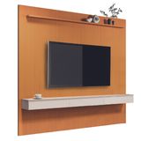 Painel Para Tv Até 75 Polegadas Egeo 3 Gavetas Aspen 2,25m Madeirado / Off White Edn