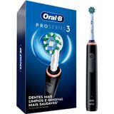 Escova Elétrica Recarregável Oral-b Pro 2000 Pro Series 3 Sensi Ultrafino, Refil Sensi Ultrafino, Bivolt