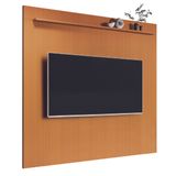 Painel Para Tv Até 75 Polegadas Com Prateleira Egeo Clean 2,25m Madeirado Edn