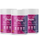 3 Potes Revicare: Peptídeos De Colágeno + Hialurônico + Q10