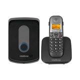 Porteiro Eletronico Interfone Telefone Sem Fio Intelbras Tis5010 Com Ramal Externo