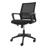 Cadeira De Escritório Home Office Diretor Michigan Preta Tela Mesh