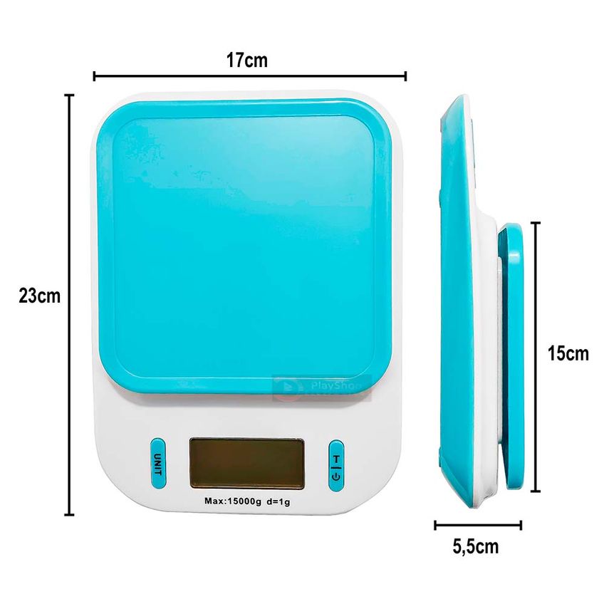 Balança Digital De Alta Precisão E Resistente 15kg Mercado Padarias Dieta E Nutrição Tela Lcd E Função Tare - imagem 4