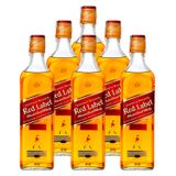 Whisky Johnnie Walker Red Label 500ml 6 Unidades