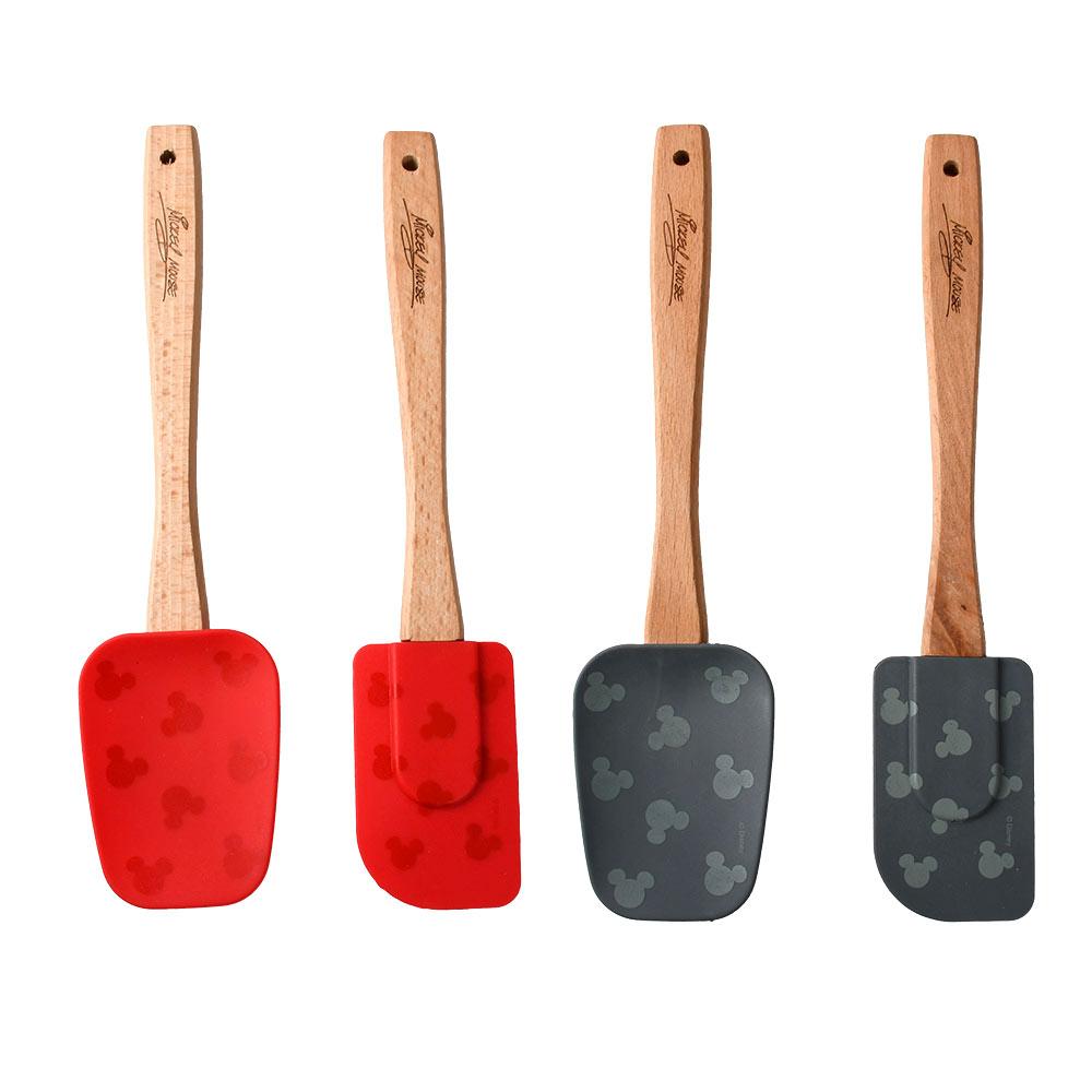 Espátula Silicone Cabo Madeira Mickey Disney Sortido
