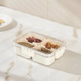 Potes Hermeticos Cesto Organizador De Geladeira Com Tampa
