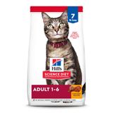 Cat Food Hill&#39;s Science Diet Para Adultos De 1 A 6 Frangos 3,18 Kg