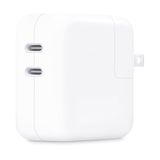 Adaptador De Alimentação Apple 35w Com Porta Usb-c Dupla Para Macbook Air