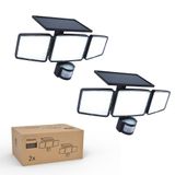 Luz De Segurança Solar Philips 302 Led 1200lm Com Sensor Pir