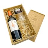 Kit Presente Especial Vinho E Geleia + Taça