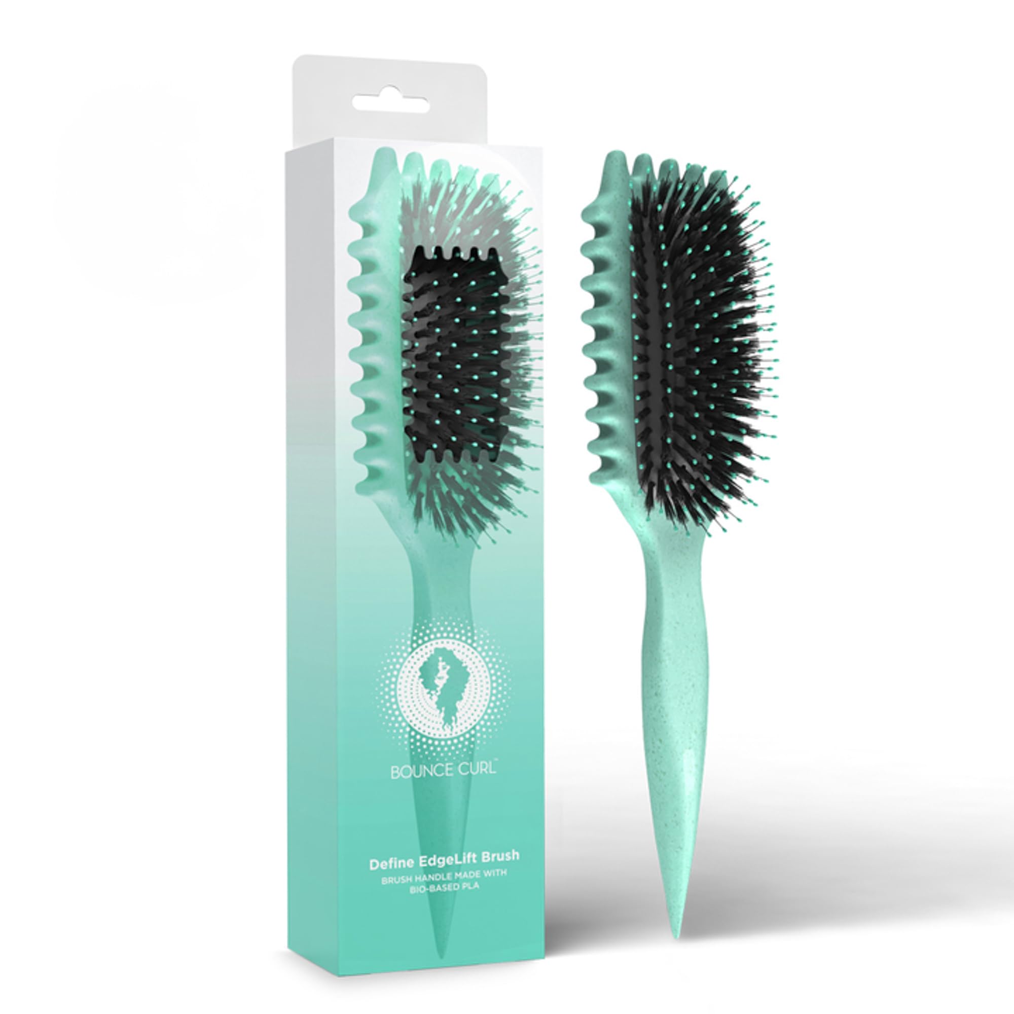 Brush Bounce Curl Original Define Edgelift (azul-petróleo) Vegan