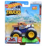 Brinquedo Hot Wheels Monster Trucks Bone Shaker Com Connect &amp; Crash