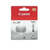 Tanque De Tinta Canon Cli-221 Cinza Genuíno Para Mp980 E Mp990
