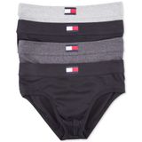 Cueca De Quadril Tommy Hilfiger Masculina De Algodão Preta Tamanho M (pacote Com 4)