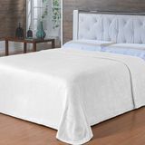Cobertor Toque De Seda Nc 1,50 X 2,20 Branco/unico