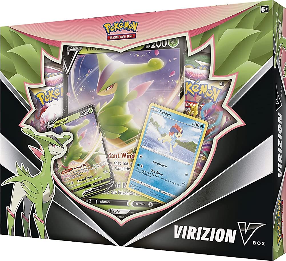 Jogo De Cartas Colecionáveis Pokemon Virizion V Box