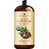 Misturas Artesanais De Óleo De Rícino 828 Ml 100% Puro Orgânico Para Cabelos