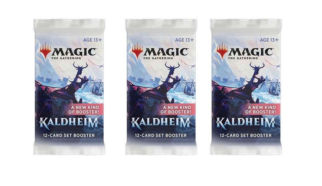 Conjunto Mtg Booster Pack Lot Kaldheim X3
