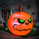 Decoração Inflável De Halloween Sizonjoy Abóbora De 1,2 M Com Led