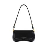 Bolsa De Ombro Jw Pei Joy Feminina Vegana Em Couro/lona Preta