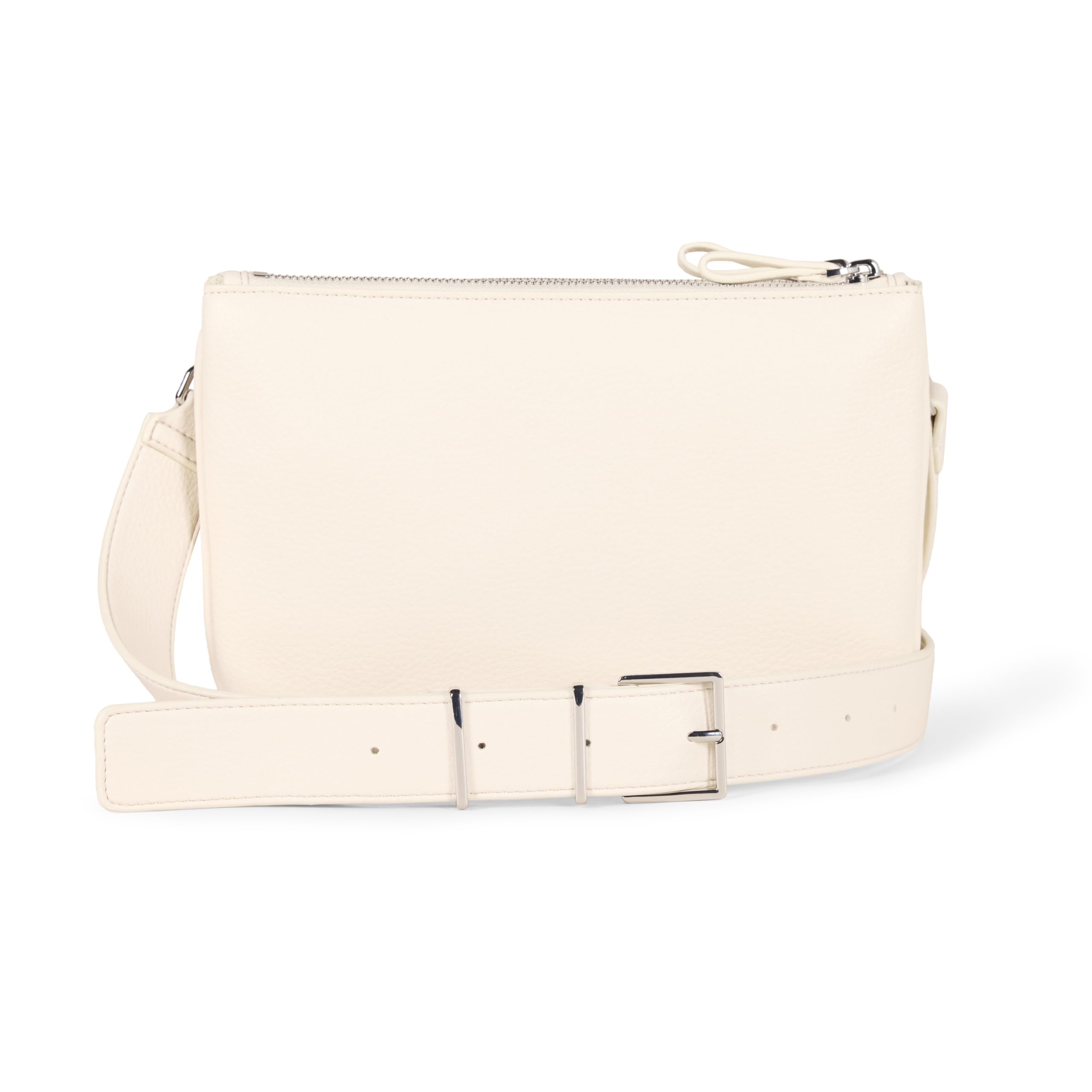 Bolsa Tiracolo Amazon Essentials Minimal Ecru Para Mulheres