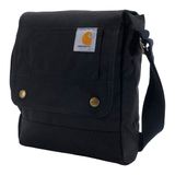 Bolsa Tiracolo Carhartt Durable Black Com Capa Para Laptop